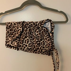 Leopard Brilliant Double Scrunchy Hustle Short
